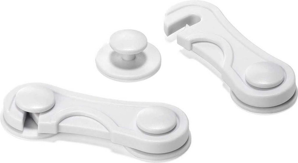 Sicherheitsverschluss vorne Weiß (Blister 2 Stück) Inofix