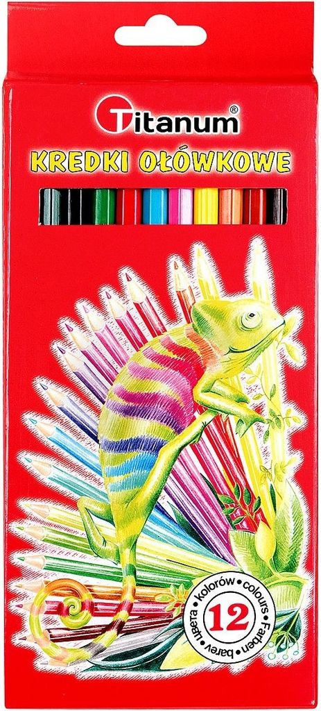 Matite esagonali 12 colori Camaleonte Titanum Immagine del prodotto 
