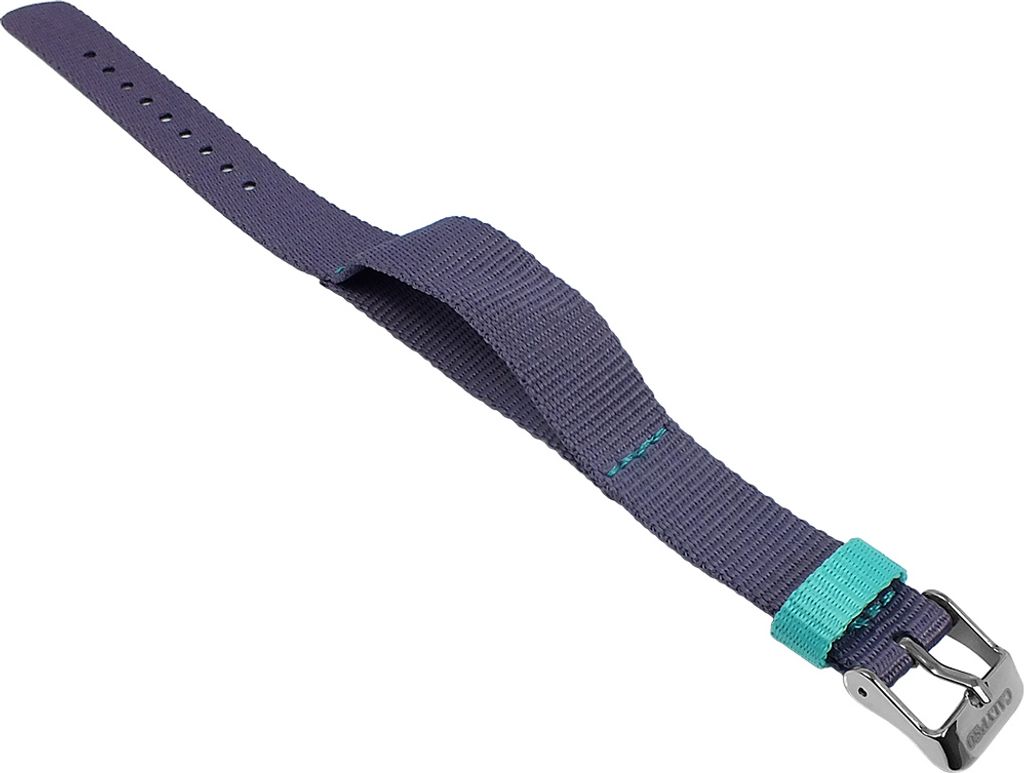 Calypso Textilband 14mm lila | Nylon grüne Schlaufe > K5811 K5811/3