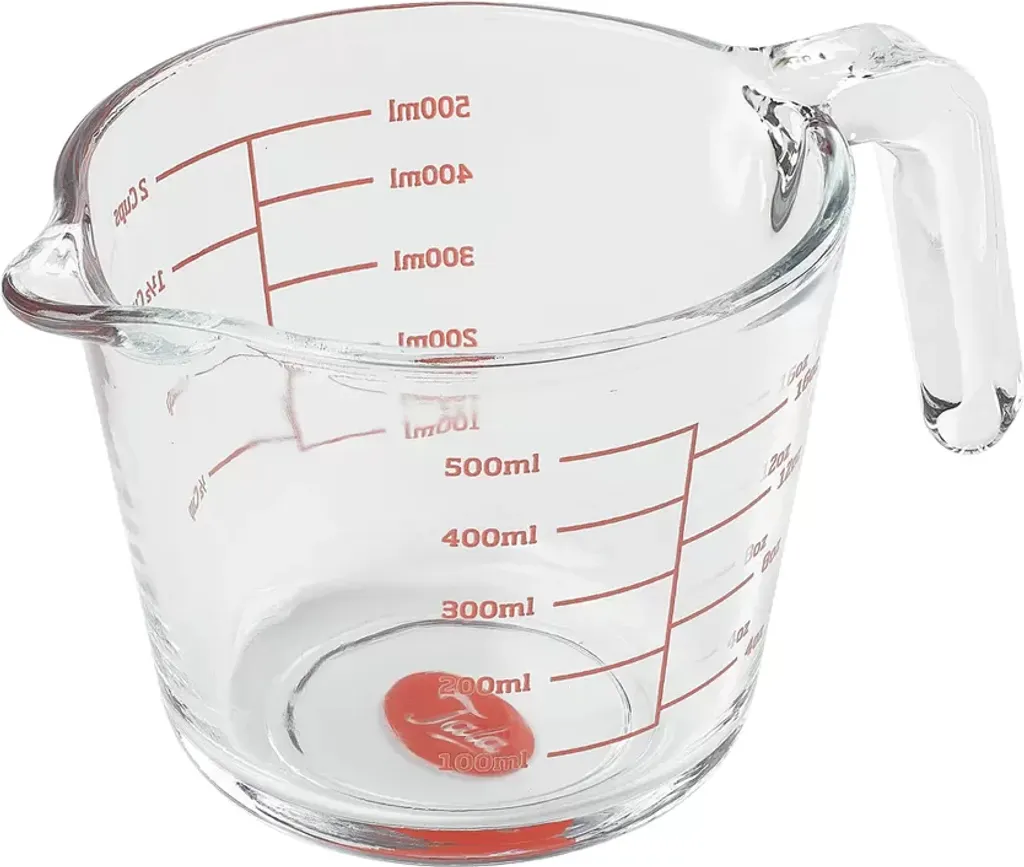 Pichet doseur gradué 500ml en verre borosilicaté robuste Tala