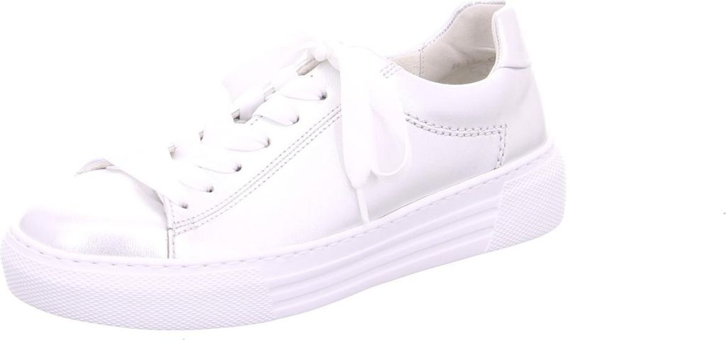 Gabor (0) Sportliche Schnürschuhe Weiblich 31393931343035 Silber 40 EU