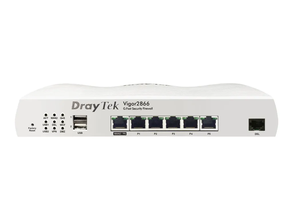 DrayTek Vigor 2866 Modem Routeur VDSL2 Supervectoring G.Fast G.105