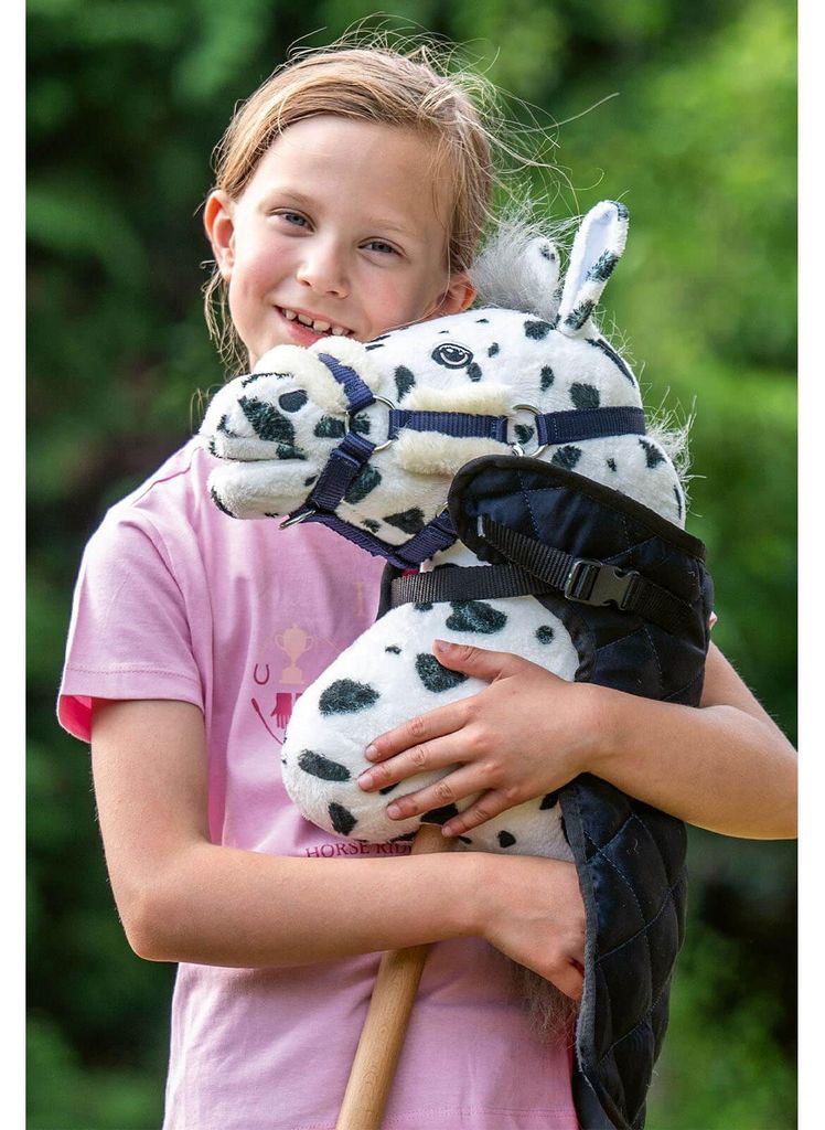 HKM Kids Halfterset Hobby Horsing Spielzeughalfter Schwarz Produktbild 