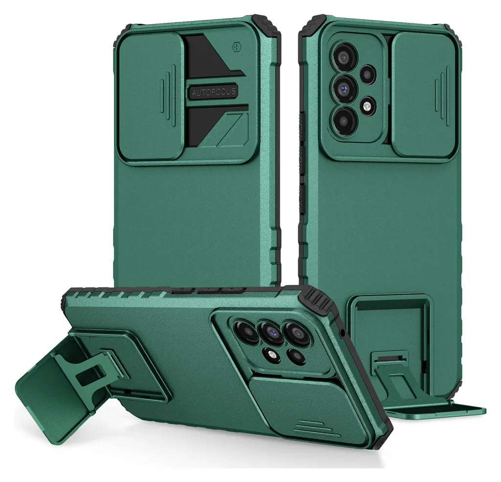 Custodia Militare Samsung A23 4G Anti-urto Verde con Kickstand