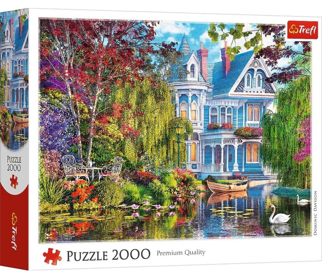 PUZZLE 2000 Dom nad jeziorem 27129 Zdjęcie produktu 