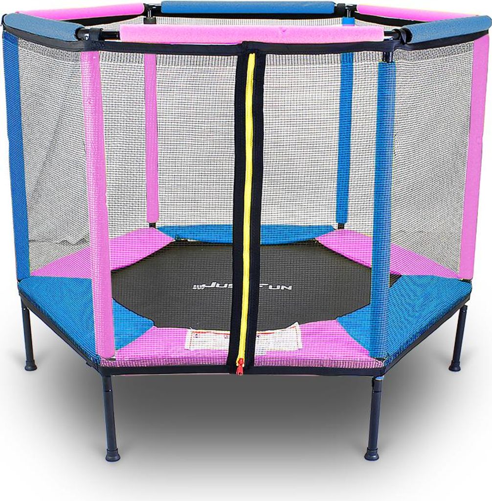 Trampolin-Laufstall für Haus und Garten 140 Rosa