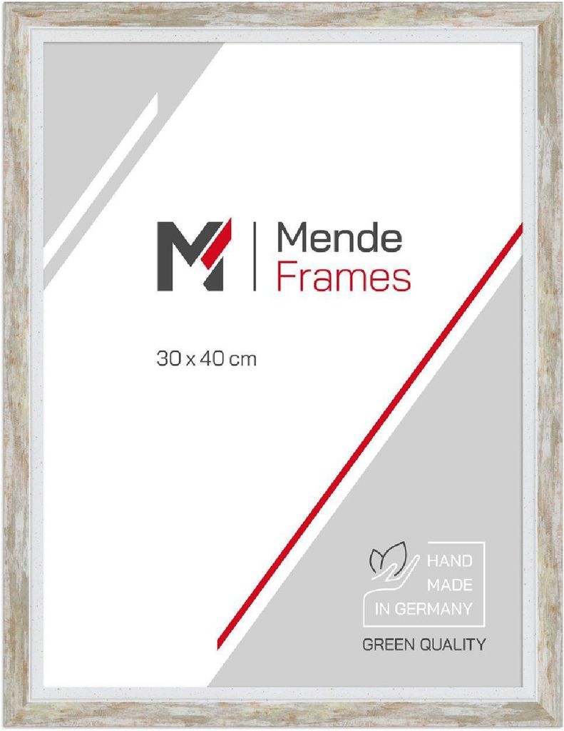 MendeFrames Bilderrahmen H490 Modern taupe 29,7x42 cm Museumsglas