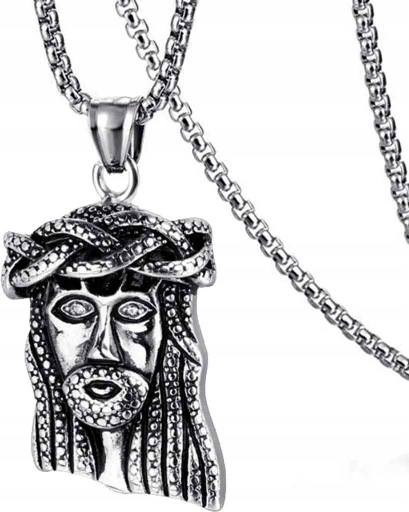 Collana Uomo SLAVICIANA 332 in Acciaio e Argento | Design Moderno