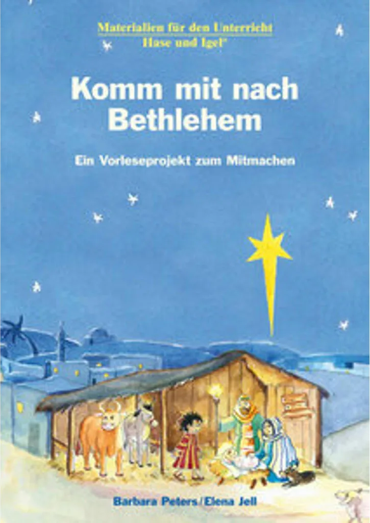 Album jeunesse Viens avec moi à Bethléem conte de Noël cartonné 24p