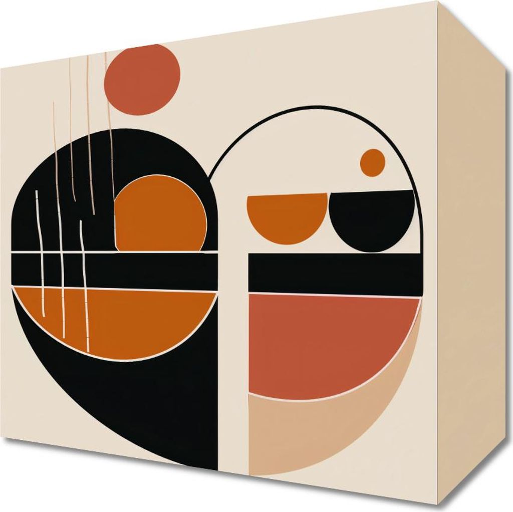 Bild 20x20cm Prosa der Formen
