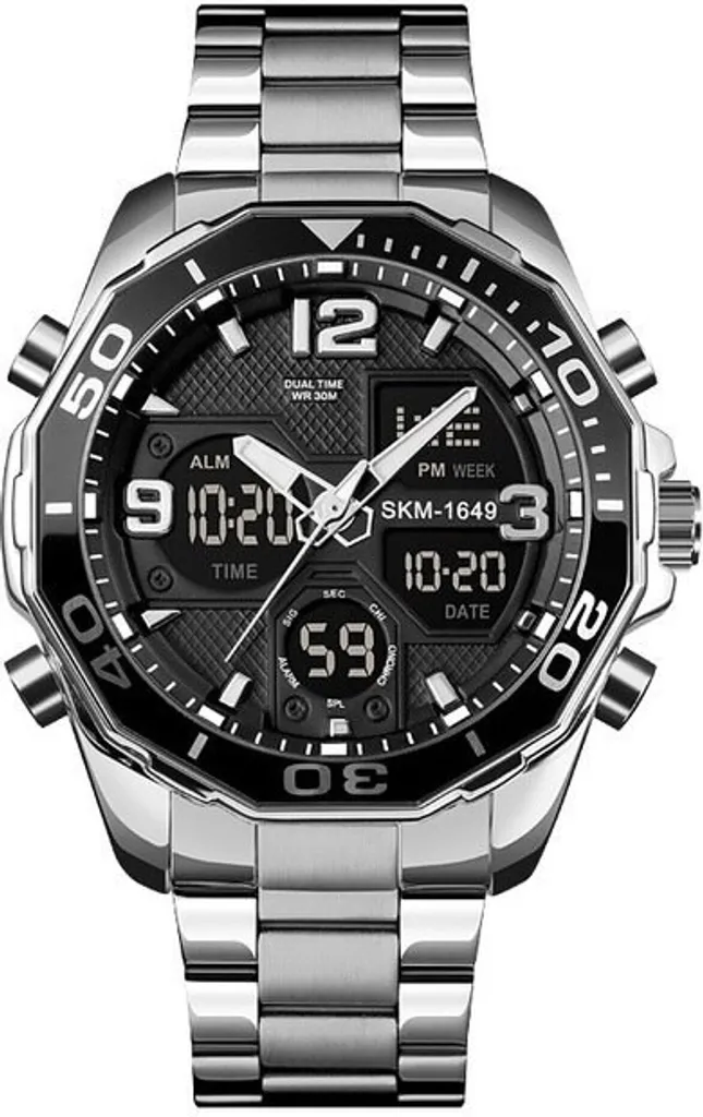 Montre de Ville SKMEI Finn Argenté KP23755 - Accessoire Business Homme