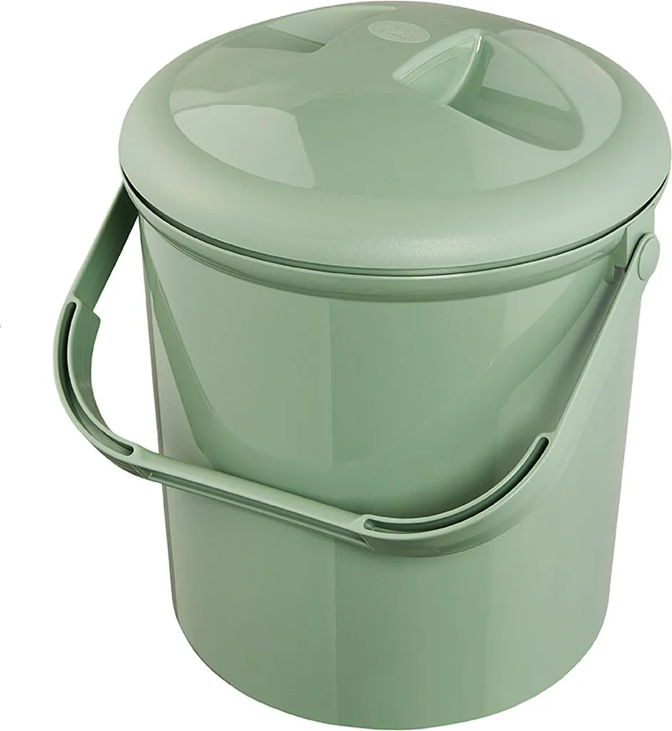 Poubelle couches Windeleimer vert schiste pour chambre bébé propre