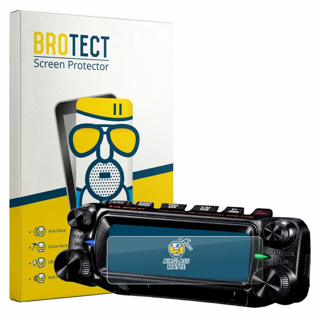BROTECT Entspiegelungs Schutzglas für Yaesu FTM-310 Schutzfolie Panzer Folie Glas Display Schutz matt