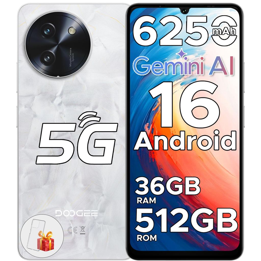 DOOGEE Note59 Pro+ Smartphone Handy, 5G, Android 16, 6,75" Produktbild 