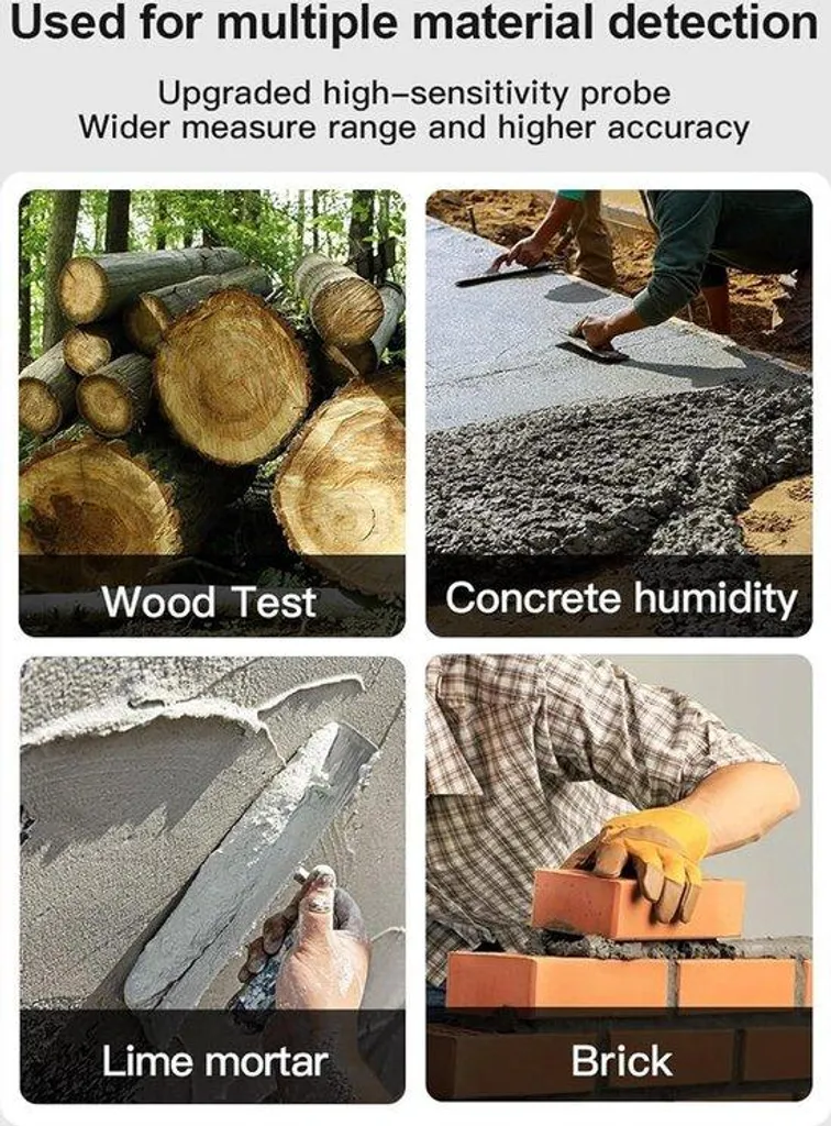 Testeur d'humidité contre moisissures : solution pour plâtre et bois
