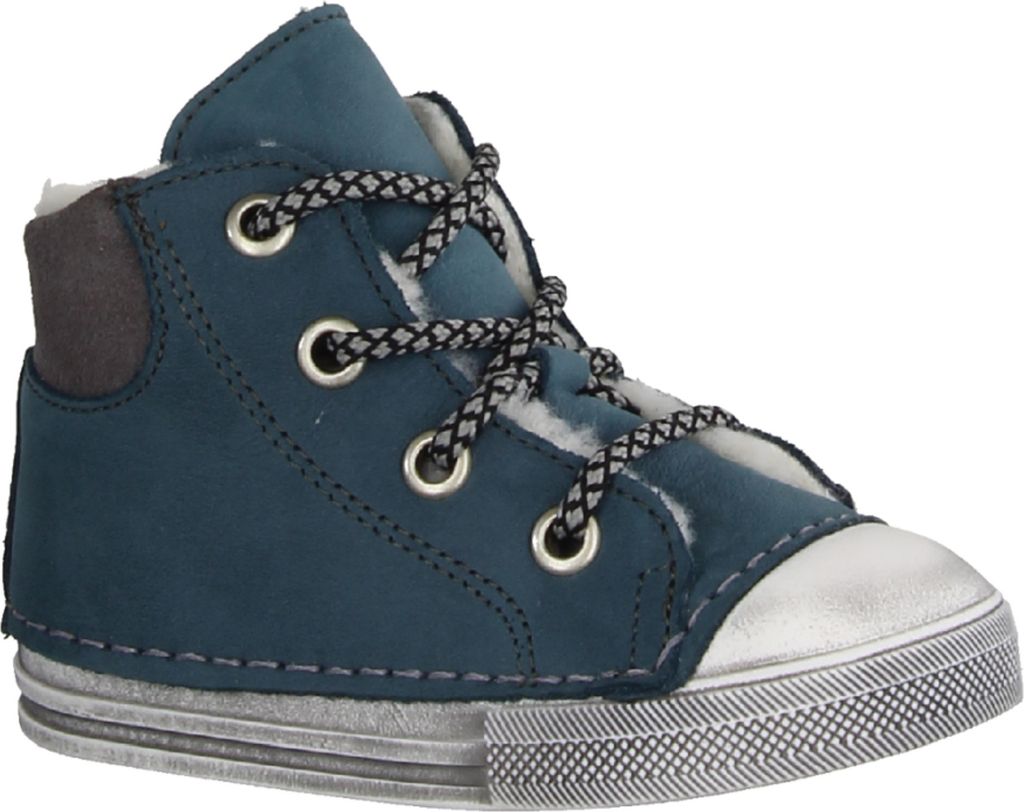 Däumling 100351M-50 Lauflernschuhe, Halbschuhe, Boots, Jungs, Leder, Petrol - Kinderschuhe Gefütterte Kinderstiefel Gr. 18 - 42, Blau, leder