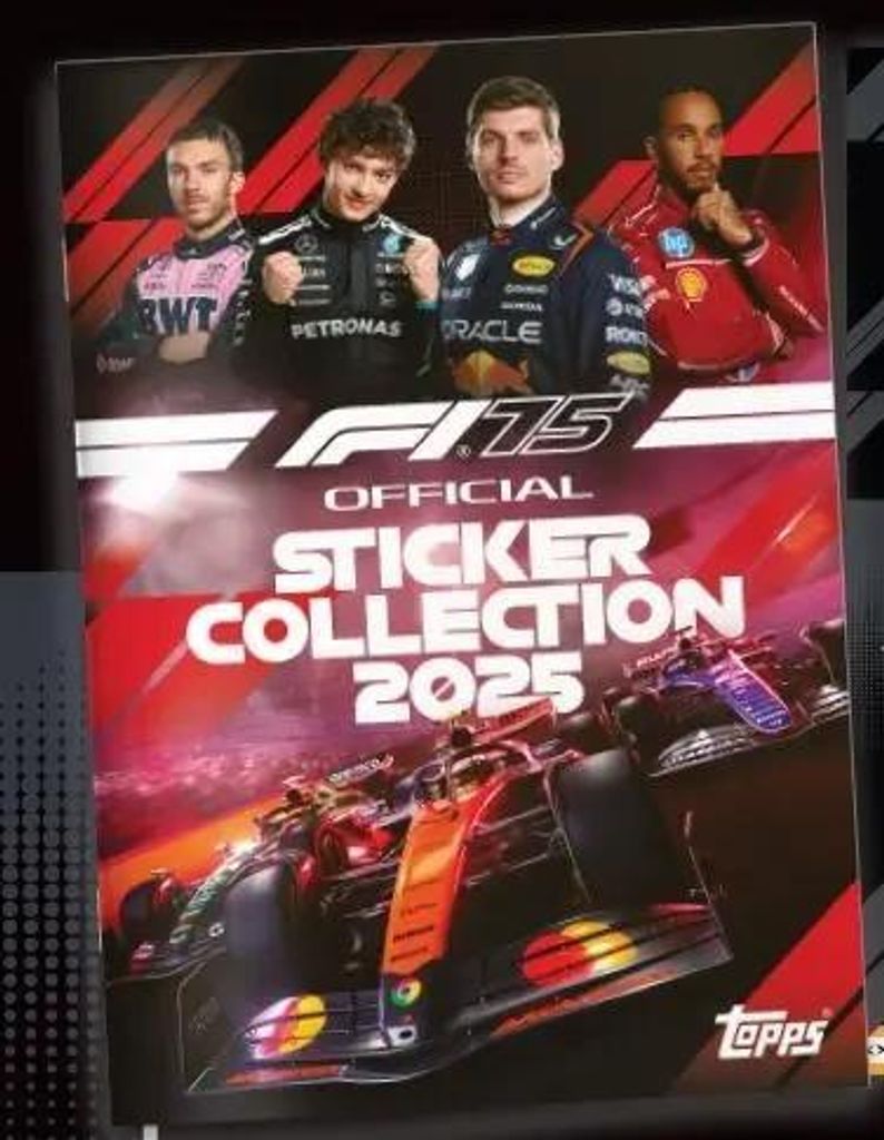 Album d'autocollants F1 2025 Sticker Collection - TOPPS Image du produit 