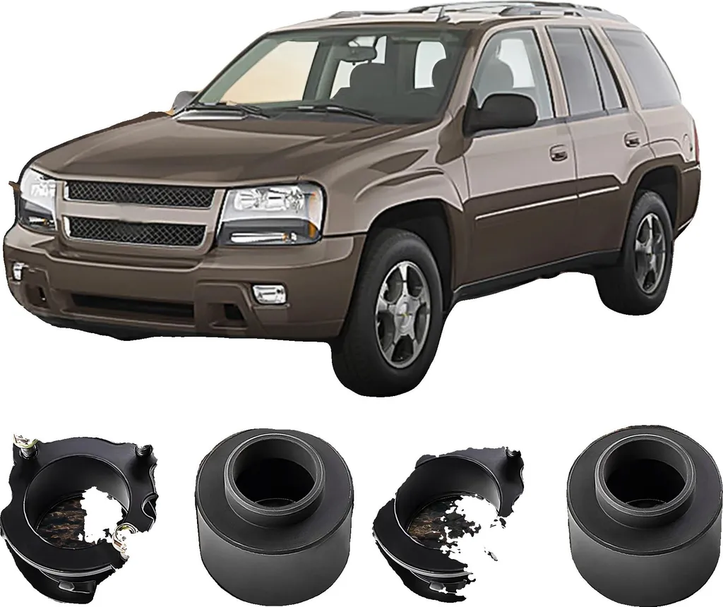 Kit de levage 3,5" avant 2,5" arrière pour Chevy Trailblazer 2002-2009