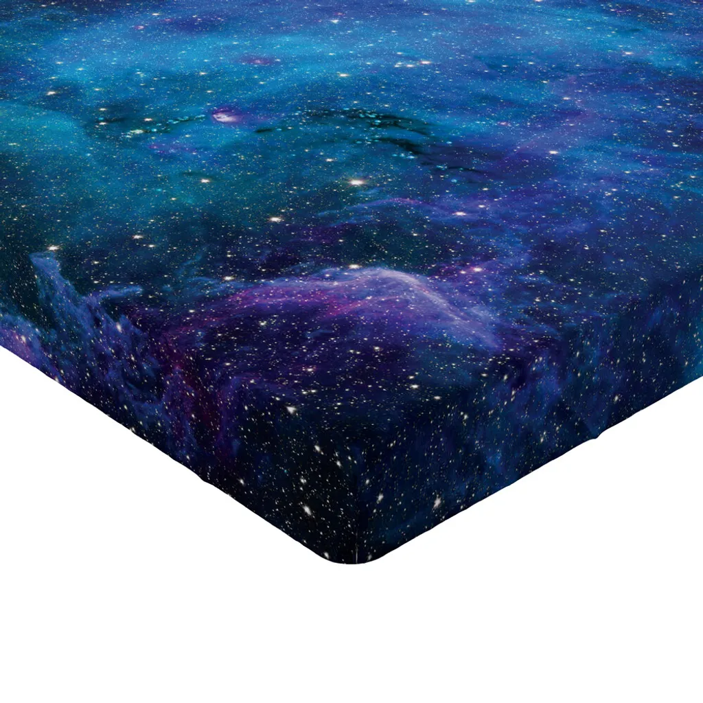 Drap-housse Décoration Espace 180x200 cm, Idéal pour Chambre Adulte Zen - 5