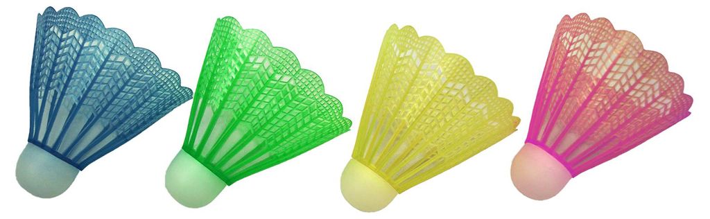 Best Sporting Nylon Federbälle im Polybeutel, 4 St, Produktbild 