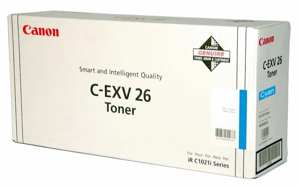 Toner Originale Canon C-EXV 26 Ciano 6.000 Pagine - imageRUNNER C1021