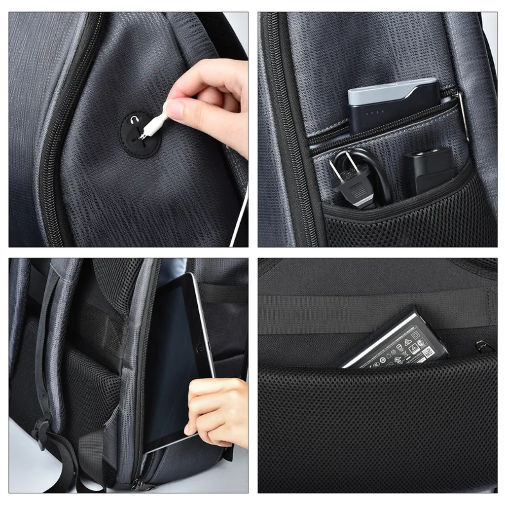 Sac à dos drone FPV rembourré avec compartiments modulables noir mat - 5