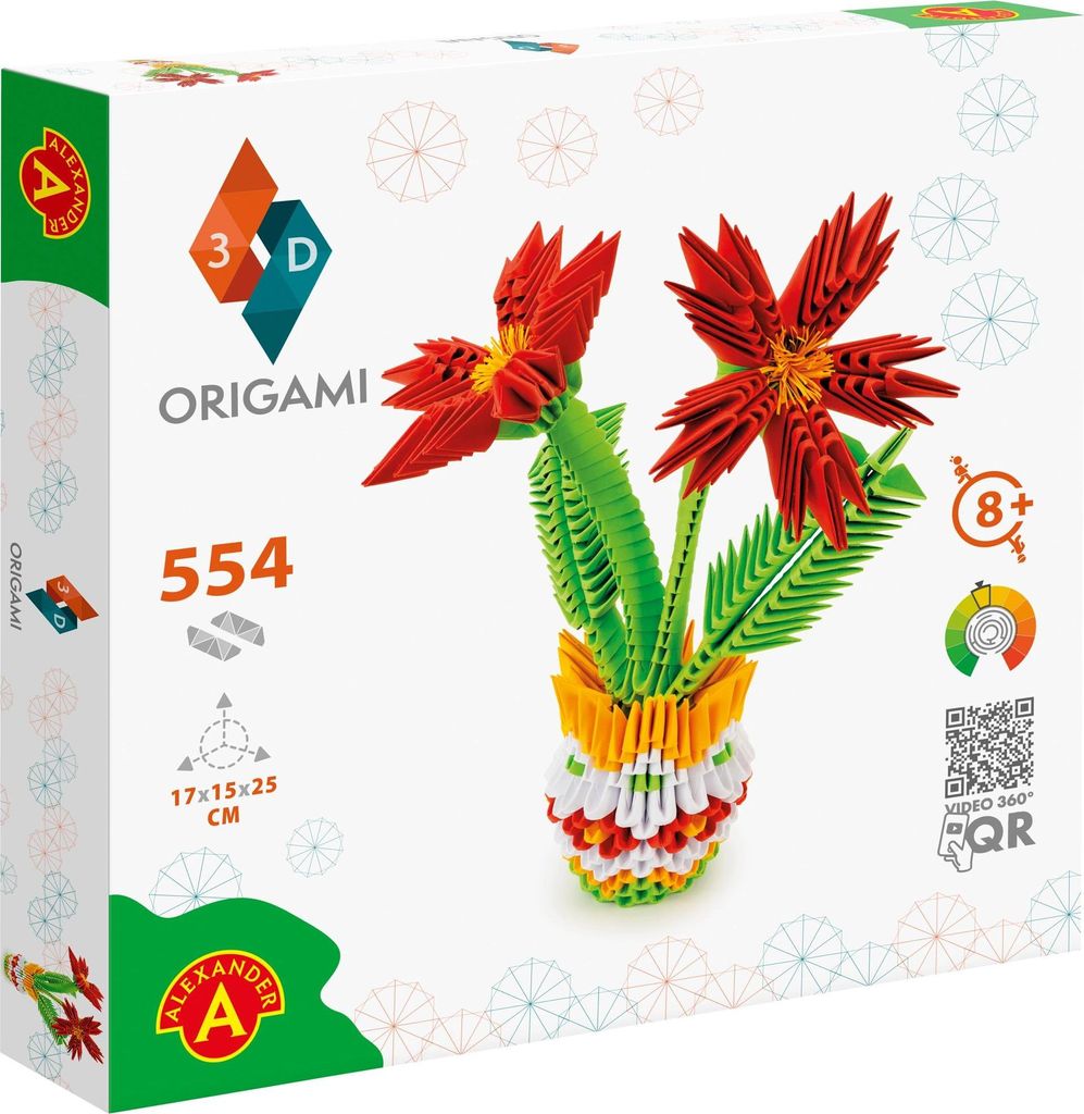 Origami 3D Kwiaty zestaw kreatywny Immagine del prodotto 