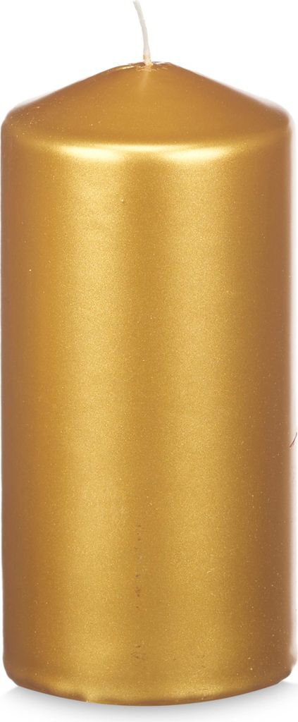Kerze Zylinder LUNAR Gold, Ø 7 cm