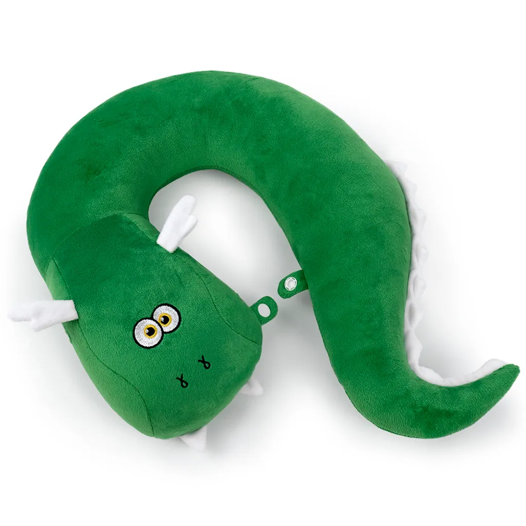Coussin de nuque Dragon Robi pour dormir en avion ou voiture (31cm)