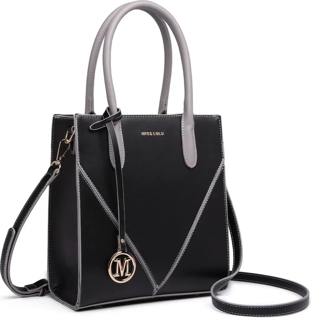 Miss Lulu Borsa Lavoro Donna Elegante - Shopper Professionale PU