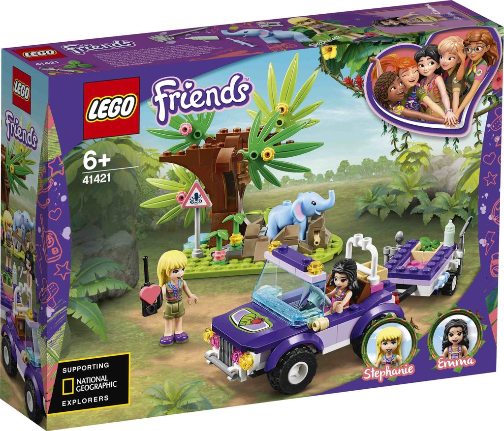 LEGO 41421 Friends Sauvetage du bébé éléphant avec Image du produit 