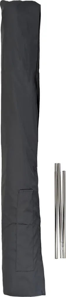 Housse Hivernage Parasol 3m Gris Florida Casoria Protection Totale