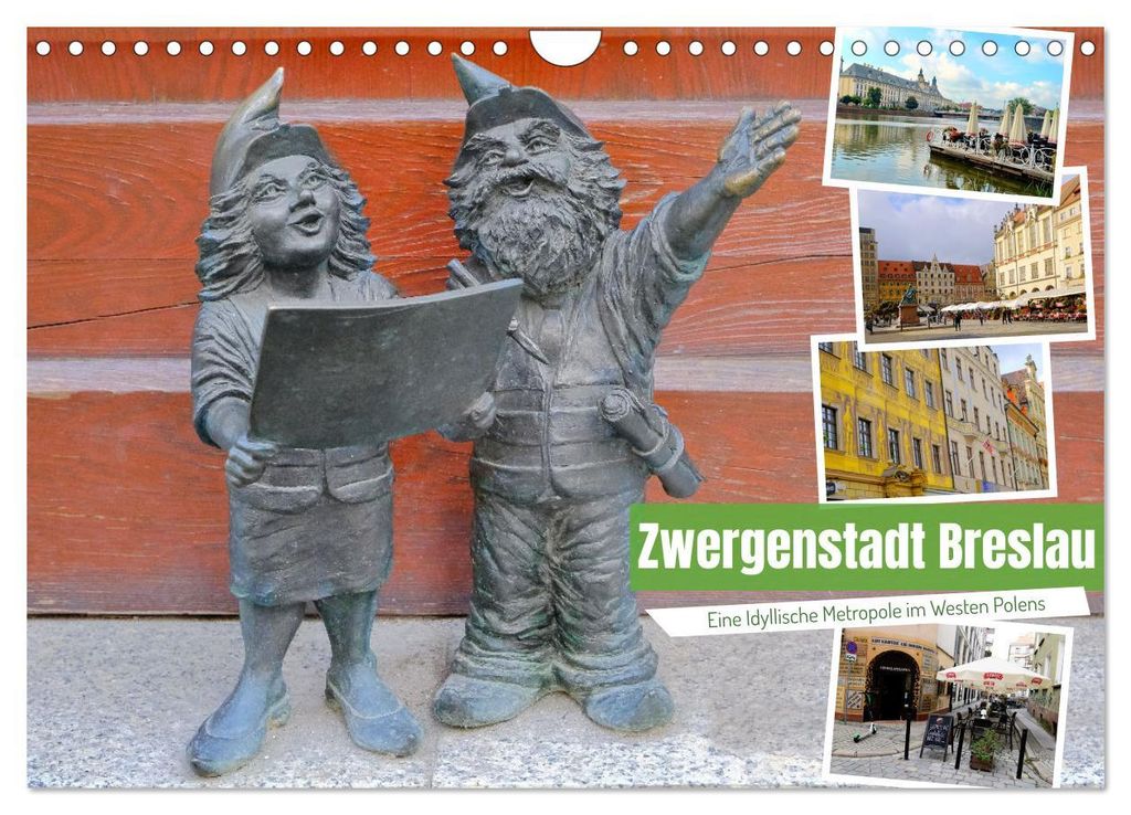 Zwergenstadt Breslau (Wandkalender 2027 DIN A4 quer), CALVENDO Monatskalender