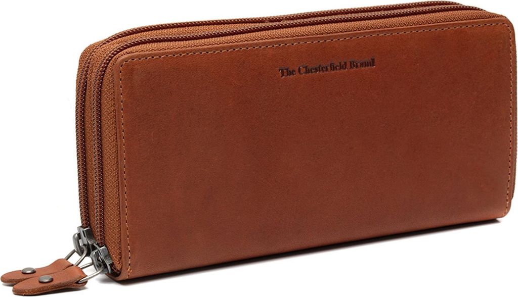 The Chesterfield Brand Leder Geldbörse Hadley Ladies Wallet Cognac hellbraun