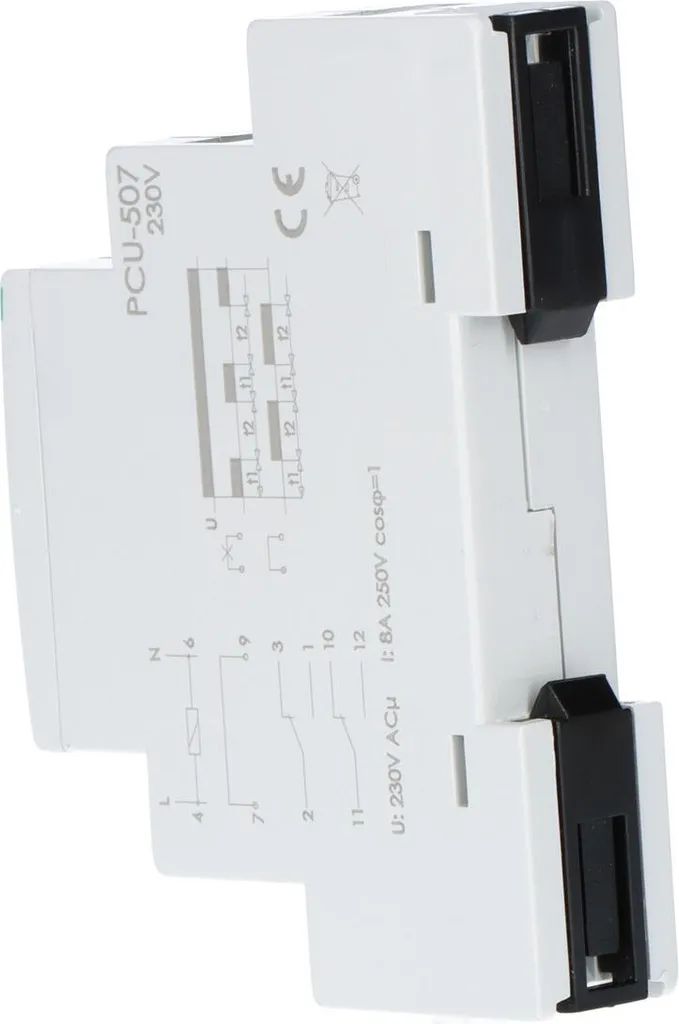 Relais temporisé PCU-507 : solution pour cycles automatiques 230V