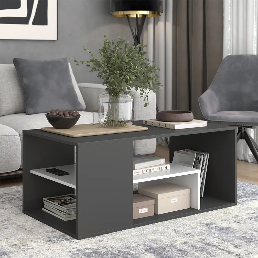 Table basse robuste Vicco Edgar - Fini les rayures et le manque de place - 4