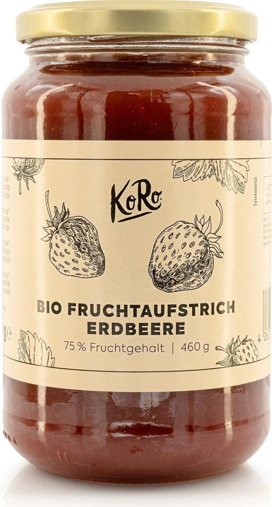 KoRo I  Fruchtaufstrich Erdbeere 460 g Produktbild 