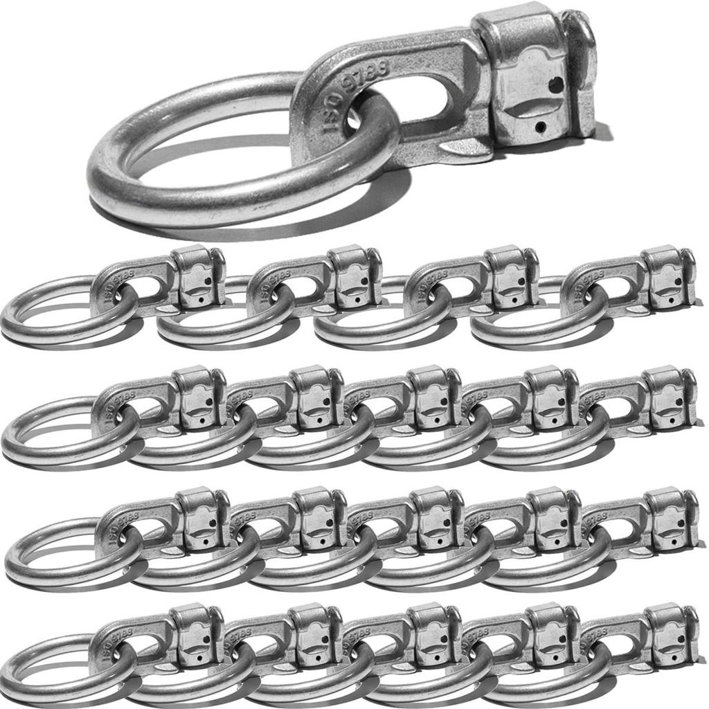 Safetytex Doppel Endfitting für Airlineschiene 20 Stück