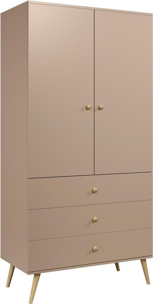 Schrank Bolea 2D3S 100 cm - Macchiato