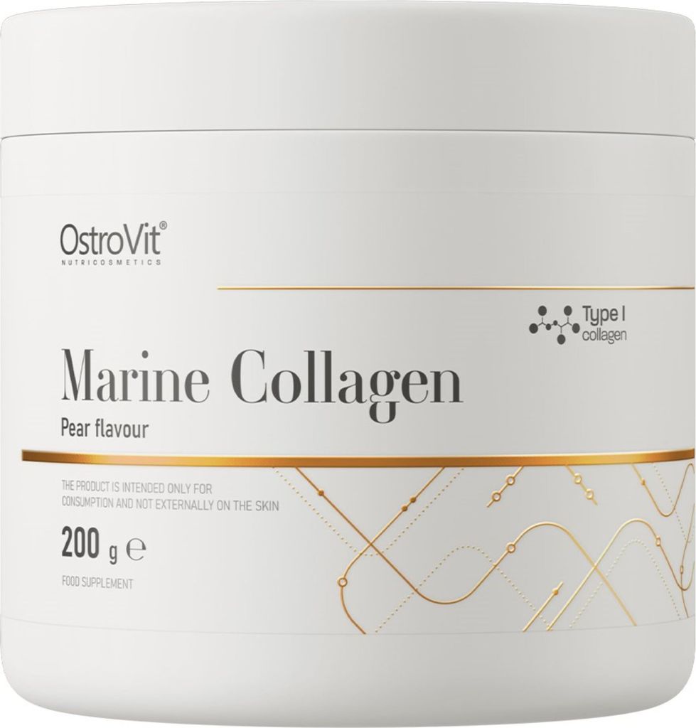 OstroVit Marine Collagen Birne MEERESKOLLAGEN FÜR GELENKE UND KNOCHEN 200 g