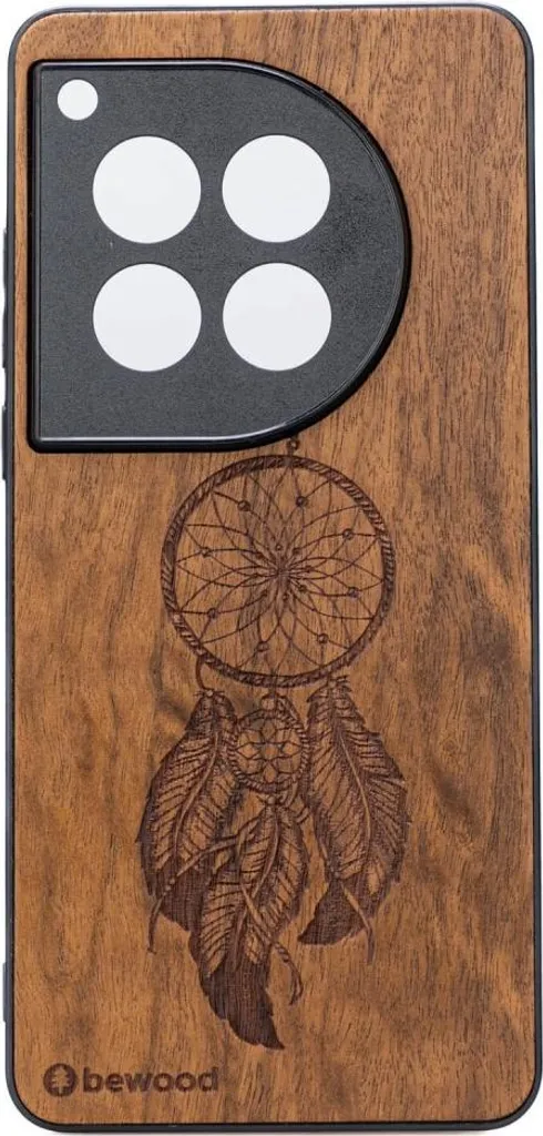 Cover OnePlus 12 Bewood Dreamcatcher Imbuia | Design Legno Esotico
