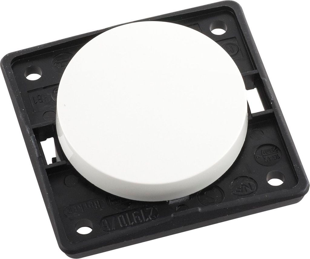 Berker Integro Flow/Pure Ausschalter Wippschalter 1-polig polarweiß glänzend