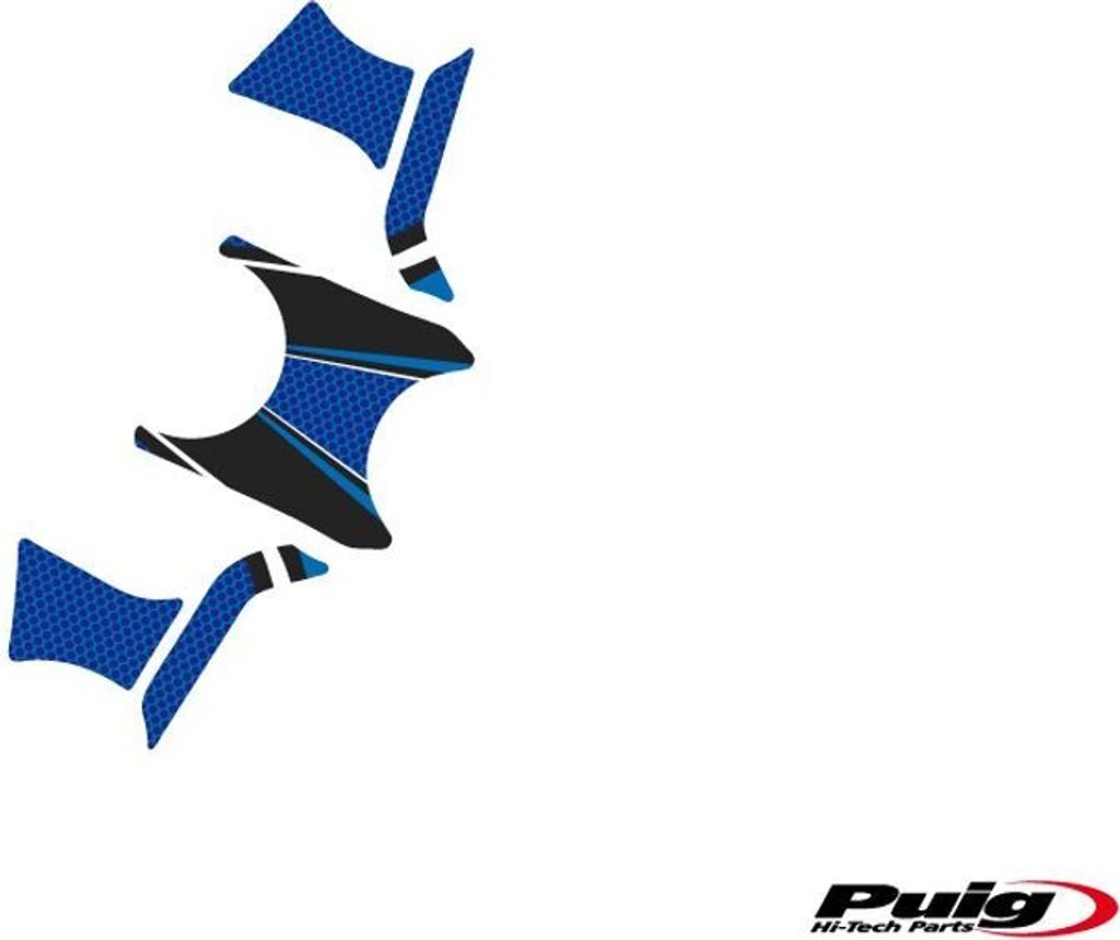 PUIG 6984A Radikal Yoke Protector passend fuer BMW R1200GS Blau