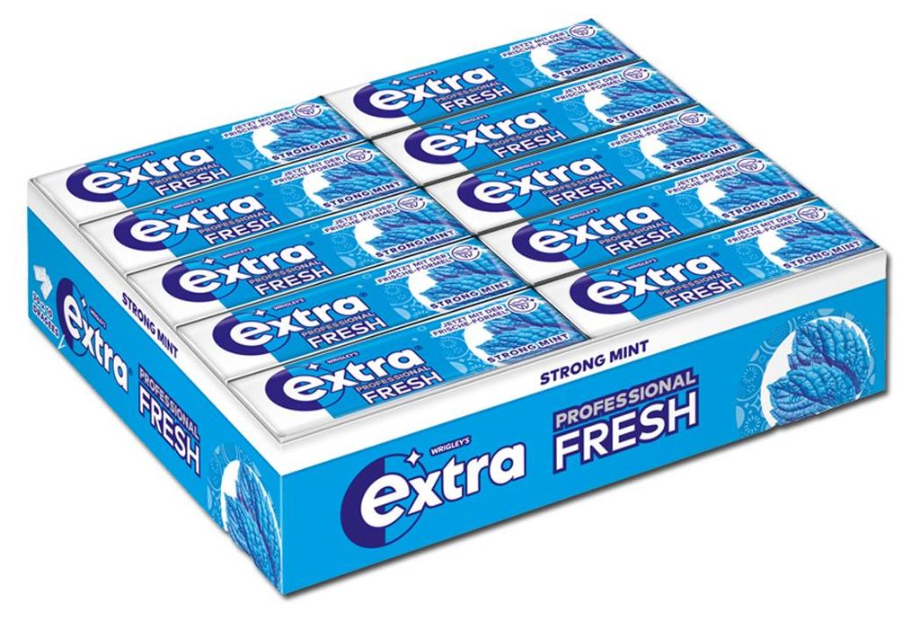 Wrigley's Extra Professional FRESH Strong Mint 10 dragées Image du produit 
