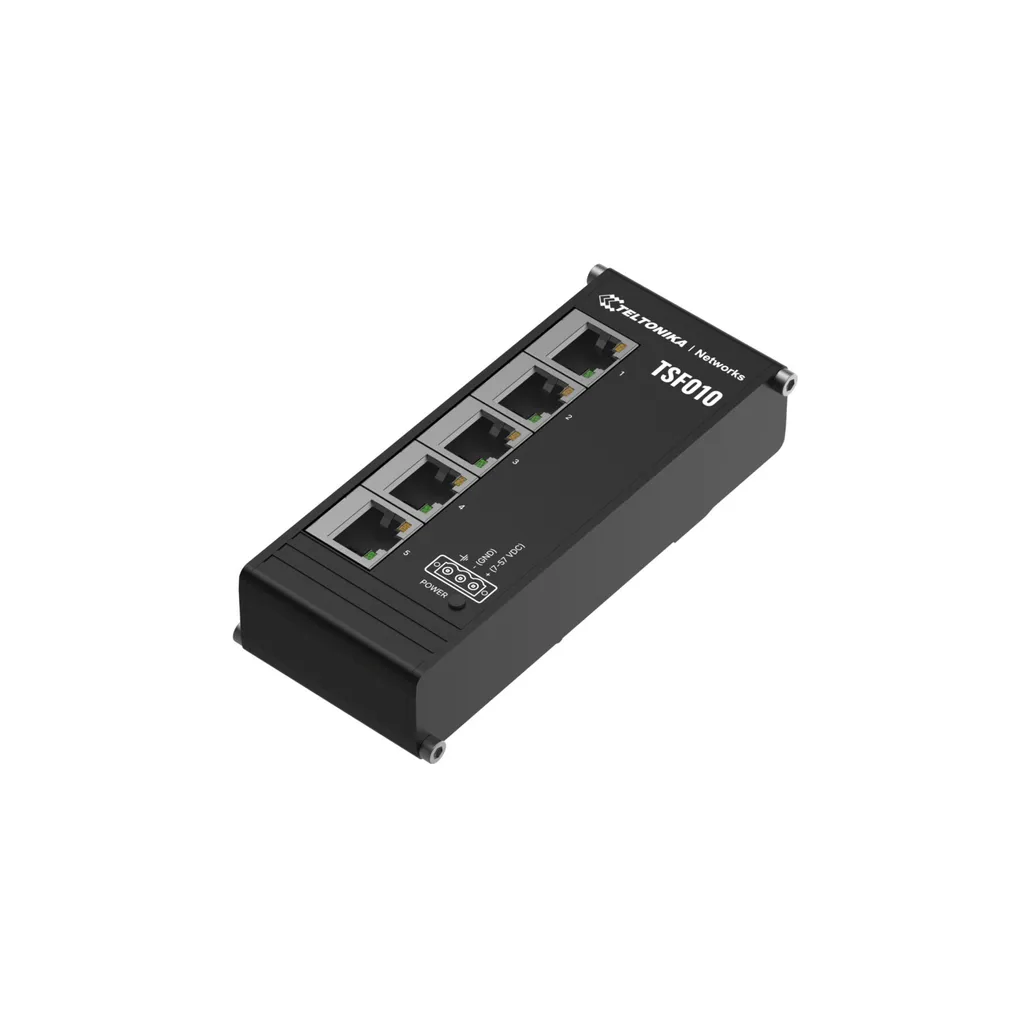 Switch Piatto Teltonika TSF010 - Connettività Industriale IoT Guida DIN