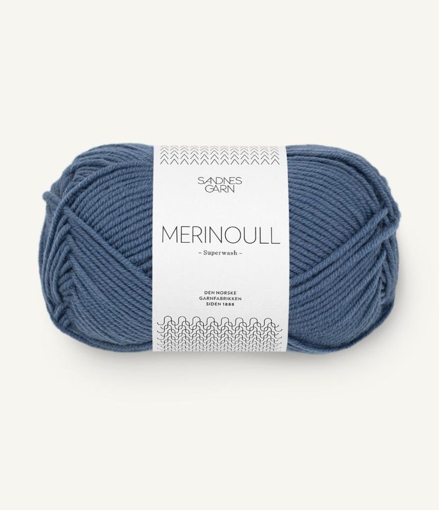 Sandnes Merinoull 50g Jeansblau 6052