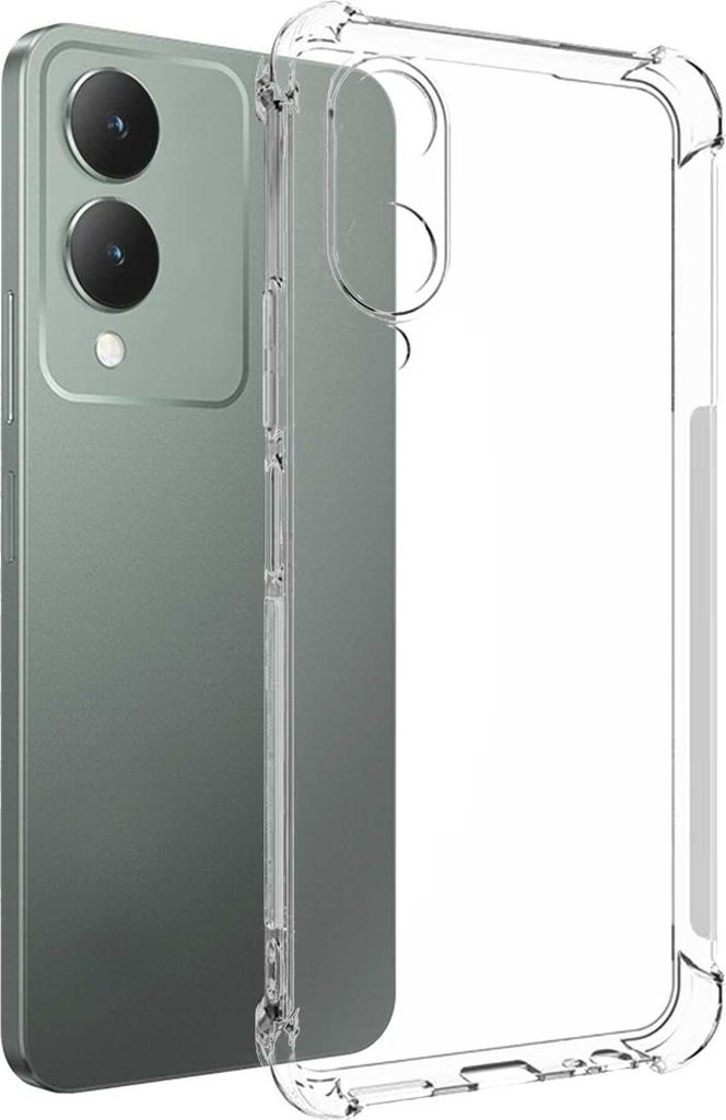 TPU Hülle Clear Armor Soft Case für vivo Y17s (6.56'') - transparent