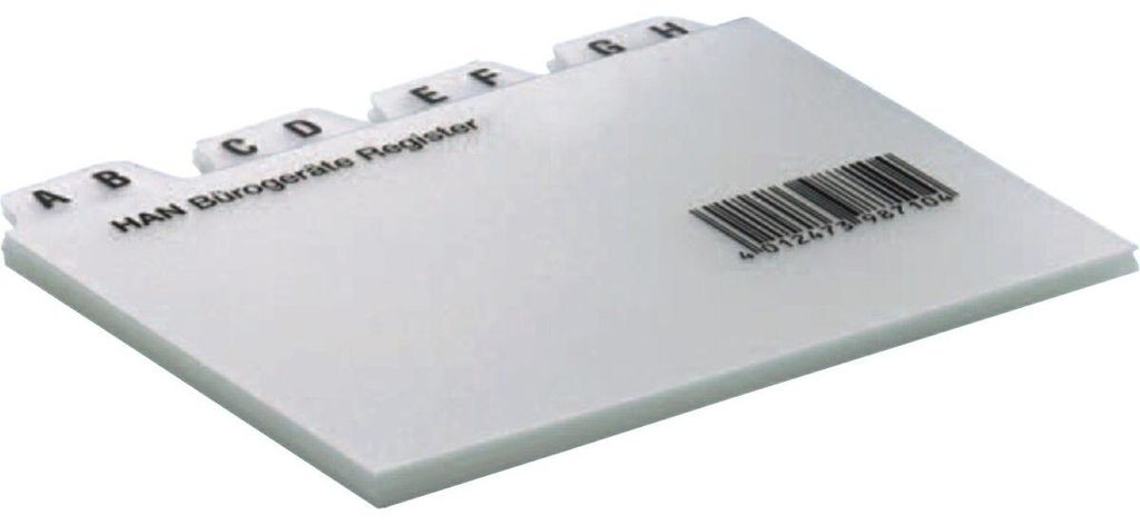 HAN Register A-Z, A4 quer, Čierna, Šedá, 297 mm, 220 mm, 25 Obrázok produktu 