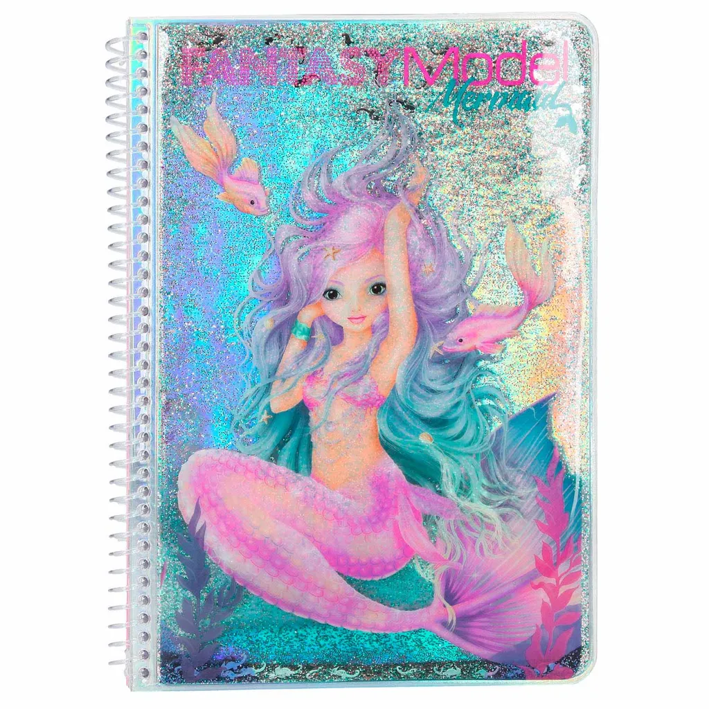 DEPESCHE 10472 FANTASYModel MERMAID Malbuch - Cahier de Coloriage Sirène