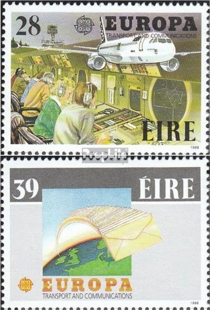 Briefmarken Irland 1988 Mi 650-651 (kompl.Ausg.) postfrisch Transportmittel